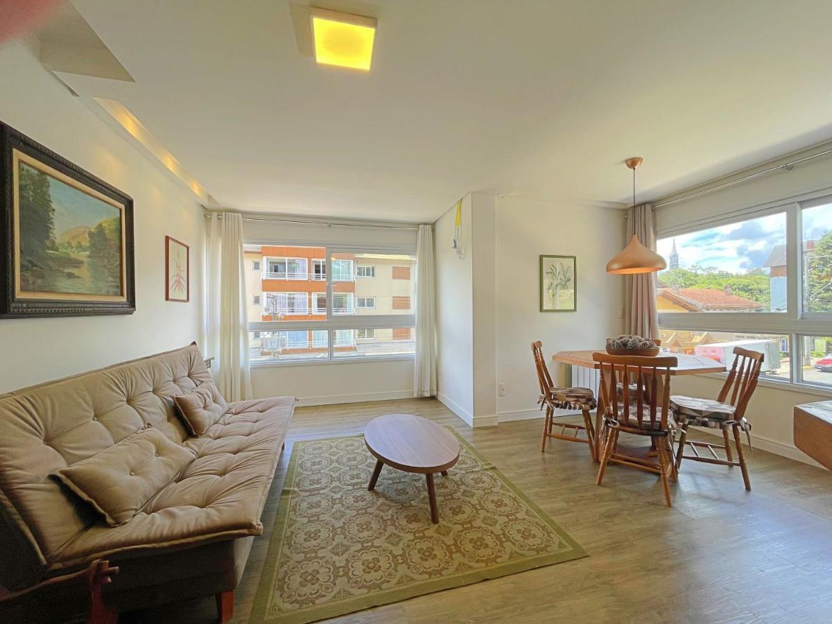 No Coracao De Gramado, A 350M Da Rua Coberta! Apartment Ngoại thất bức ảnh
