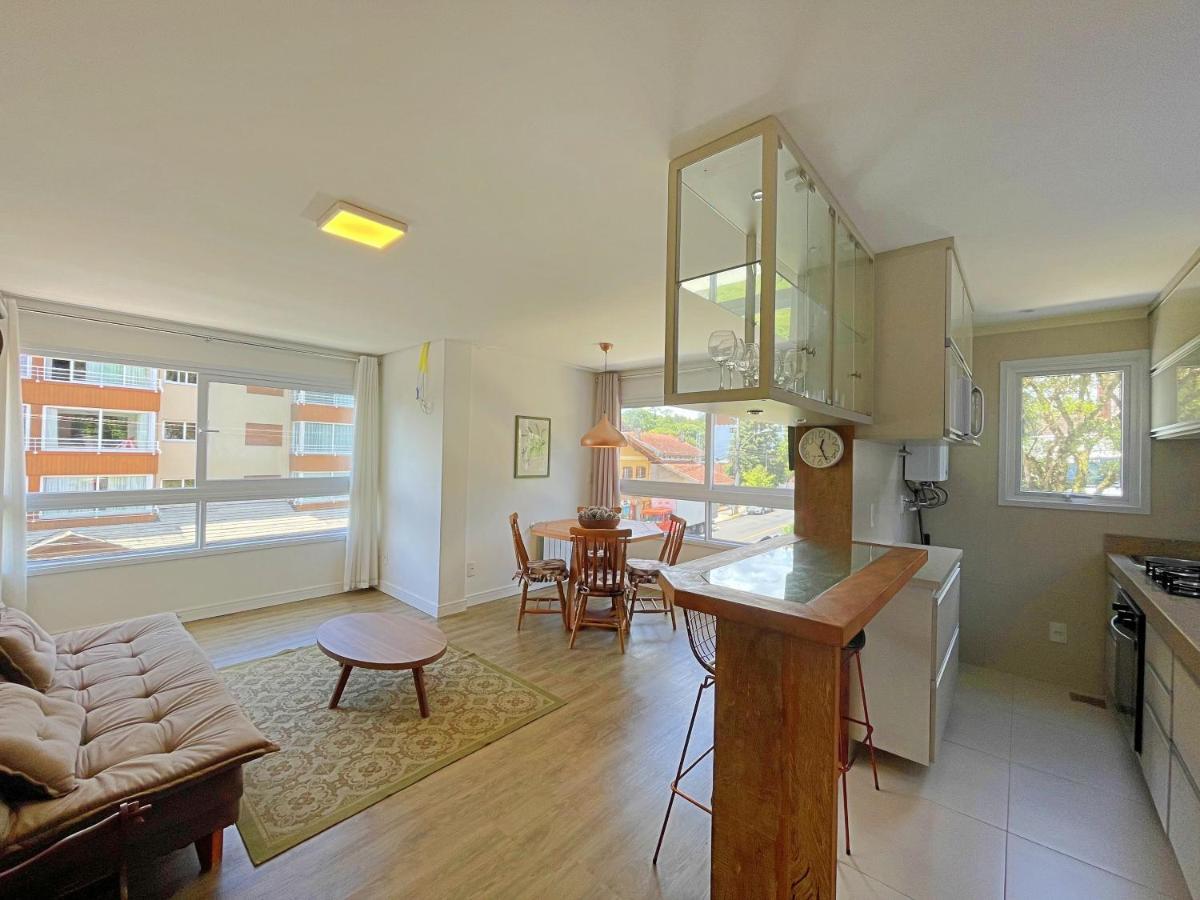 No Coracao De Gramado, A 350M Da Rua Coberta! Apartment Ngoại thất bức ảnh