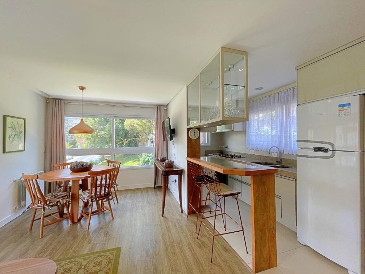 No Coracao De Gramado, A 350M Da Rua Coberta! Apartment Ngoại thất bức ảnh